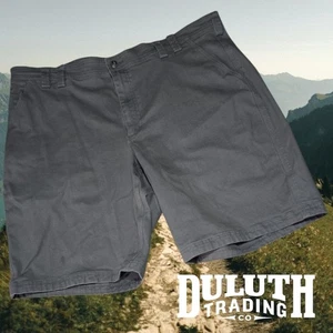 Duluth Trading Co Men's Flex Fire Hose Relaxed Fit Shorts Gunmetal Grey 41x11" - Picture 1 of 8