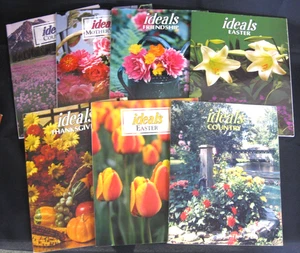 Vintage Magazine Lot 7 Ideals 1996 - 2006 Thanksgiving, Easter, Country - Picture 1 of 2