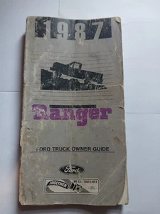 1987 Ford Ranger truck owner guide. Original Owners Manual - Picture 1 of 2