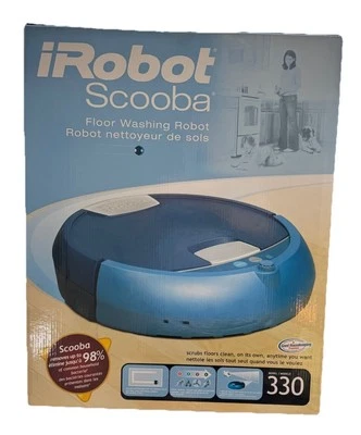iRobot Scooba 330 Robotic Floor Washing Scrubbing Robot Cleaner Pristine Pre-Own - Image 1 of 4