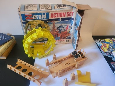 Zeroids Zeroid Robot 1968 Ideal Lanzador de Misiles Aventura Set Tal cual LEER a continuación Foto 1 de 4