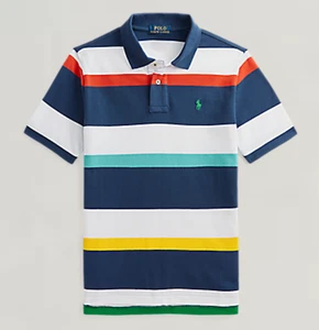 Camisa Polo Ralph Lauren Niños Cuello Rayas - Talla XL (18/20) - Usada - Imagen 1 de 5