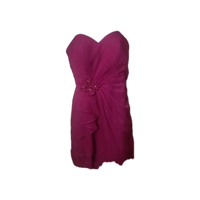 Vestido de empregada DaVinci rosa formal formatura noivas tamanho 10 - Imagem 1 de 4