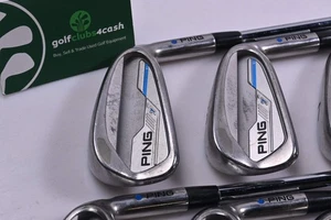 Ping i-Series E1 Irons / 5-PW / Blue Dot / Regular Flex Ping CFS Distance Shafts - Picture 1 of 7