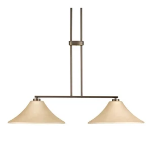 Progress Lighting Bravo Transitional 2 Light Chandelier  Antique Bronze 2642D - Picture 1 of 1