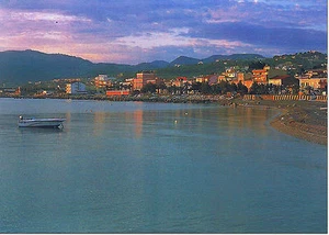 CARTOLINA SICILIA SICILY POSTCARD MARINA DI PATTI MESSINA VEDUTA PANORAMICA AL T - Imagen 1 de 1
