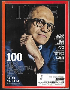 Time Magazine April 30, 2018- 100 Most Influential People- Satya Nadella - Picture 1 of 3