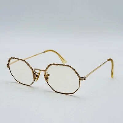 Monturas de gafas doradas vintage ARTCRAFT octágonas Art Nouveau años 30 EE. UU. RARAS Foto 1 de 4