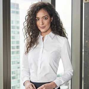 Blusa mujer clásica manga larga blusa mujer ligera talla grande 32-58 - Imagen 1 de 5