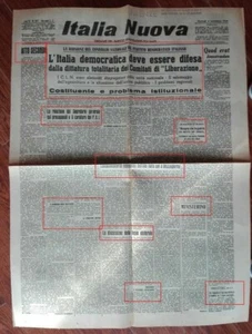 WW2 L'Italien Demokratische Must Be Abwehr Ab Ausschüsse der Befreiung N. - Bild 1 von 1