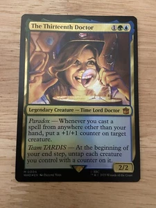 The Thirteenth Doctor: MTG Universes Beyond: Doctor Who Foil [NM] - Bild 1 von 3