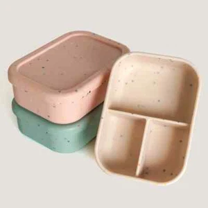 1PCS Microwave Lunch Box Silicone Bowl Dinnerware Food Storage Office Portable - Picture 1 of 18