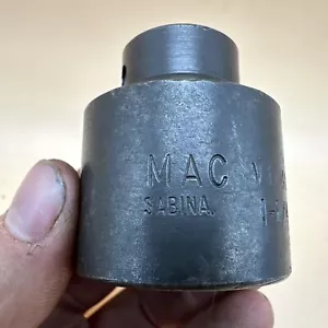 Vintage Mac Sabina 1-1/4” Impact Socket 6 Point Shallow V1 406 USA - Picture 1 of 6