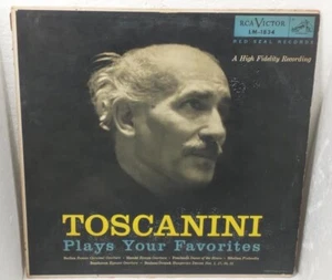1954 TOSCANINI:PLAYS YOUR FAVORITES RCA RedSeal #LM1834 HI-FI VG+-GOOD classical - Picture 1 of 12