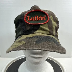 Vintage Lufkin Tools Patch Camouflage SnapBack Netzrücken Truckermütze Made in USA - Bild 1 von 7