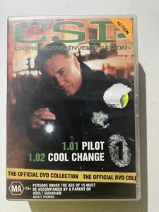 p11 CSI: Crime Scene Investigation S1 DVD Ep. 1.01 Pilot / 1.02 Cool Change VGC - Picture 1 of 1