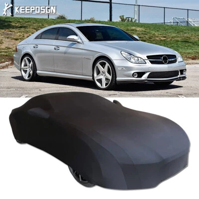 For Mercedes-Benz CLS55 CLS 53 AMG 350 400 500 INDOOR Satin Car Cover Dust Proof - Image 1 of 4