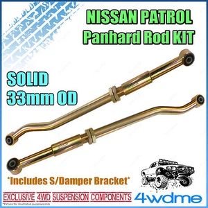 For Nissan Patrol GU Series 2 Onward Y61 Adjustable Front & Rear HD Panhard Rods - Picture 1 of 1