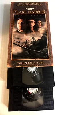 Pearl Harbor 2 Tape Set Ben Affleck VHS tape Ships  Same Day With Tracking - Image 1 of 3