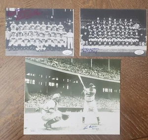 Bob Feller, Lou Boudreau, Marion Motley autographed memorabilia (JSA approved!) - Picture 1 of 7