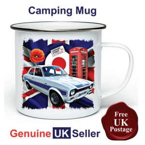 MK1 Escort Mug, Camping Mug, Hiking Mug, MK1 Escort Outdoor Mug, Tin Mug, - Picture 1 of 1