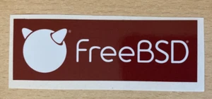 FreeBSD Logo Aufkleber 10x3,5 cm Vintage Laptop Server - Bild 1 von 1