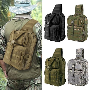Paquete de Bolso de Cabestrillo Táctico Bolso de Rango Militar Rover Asalto Hombro Molle - Imagen 1 de 23