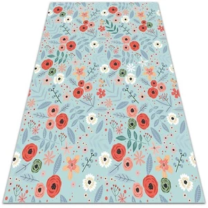 Läufer Küchenläufer Küchenteppich Teppich Teppichläufer wiese blumen 100x150 - Bild 1 von 7
