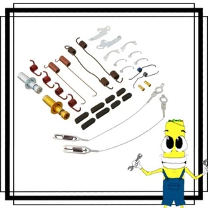 Kit completo de hardware de tambor de freno trasero para Dodge D250 D350 1986-1993 TODO - Imagen 1 de 1