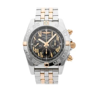 Breitling Chronomat Steel Rose Gold Auto 43mm Bracelet Mens Watch IB011012/B957 - Picture 1 of 5