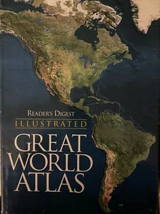 Readers Digest Great World Atlas Hardcover with Dust Jacket 11"x15" - 1997 - Picture 1 of 14