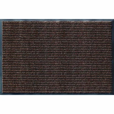 Apache Mills Apache Rib 3'x5' Non Slip Stain Resistant Indoor/Outdoor Mat, Cocoa - Image 1 of 4