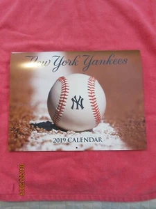 NY Yankees 2019 Wall Calendar AND 2019 Team Pocket Schedule (Masahiro Tanaka) - Picture 1 of 12