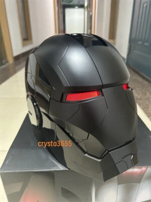 1/1 Iron Man MK5 Helmet Black Voice-control Electric Cosplay Mask Wearable Gift - Bild 1 von 4