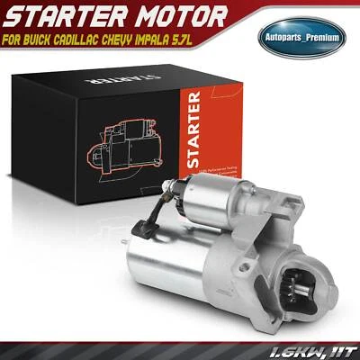 Motor De Arranque Para Buick Cadillac Chevrolet Impala Pontiac 5.7L 1.6KW 12V CW 11T Foto 1 de 4