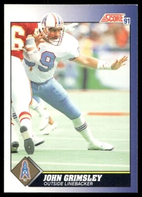 1991 Score #54 John Grimsley - Image 1 of 2