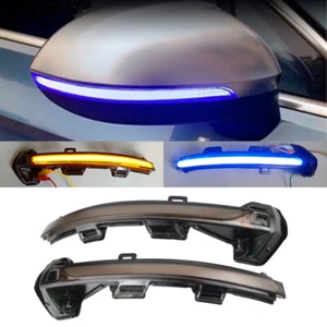 Yellow Blue For VW Arteon 2016-2017 LED Dynamic Turn Signal Light - Picture 1 of 11