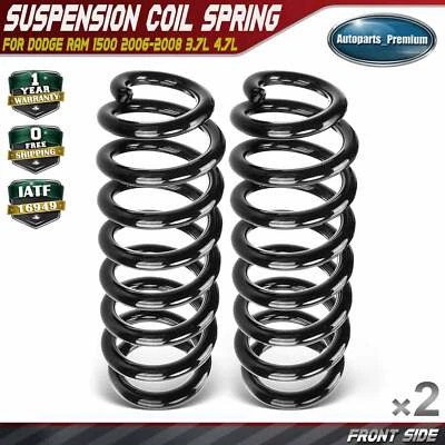 2x Muelle helicoidal delantero L&R para Dodge Ram 1500 2006 2007 2008 V6 3,7 L V8 4,7 L tracción trasera Foto 1 de 4