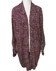*NWT* Kim Rogers Muted Floral Open Front Knit Everyday Cardigan Womens 2X Career - Picture 1 of 9