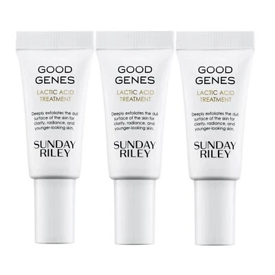 Sunday Riley Good Genes Tratamiento Ácido Láctico .17 OZ 5 ml cada 3 piezas Juego de Viaje Foto 1 de 4