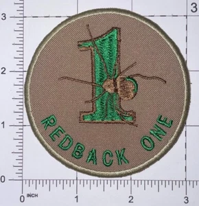 Australia Army SASR 1st Sq Redback One Patch 3" Hook & Iron-On Repro New A1293 - Picture 1 of 2