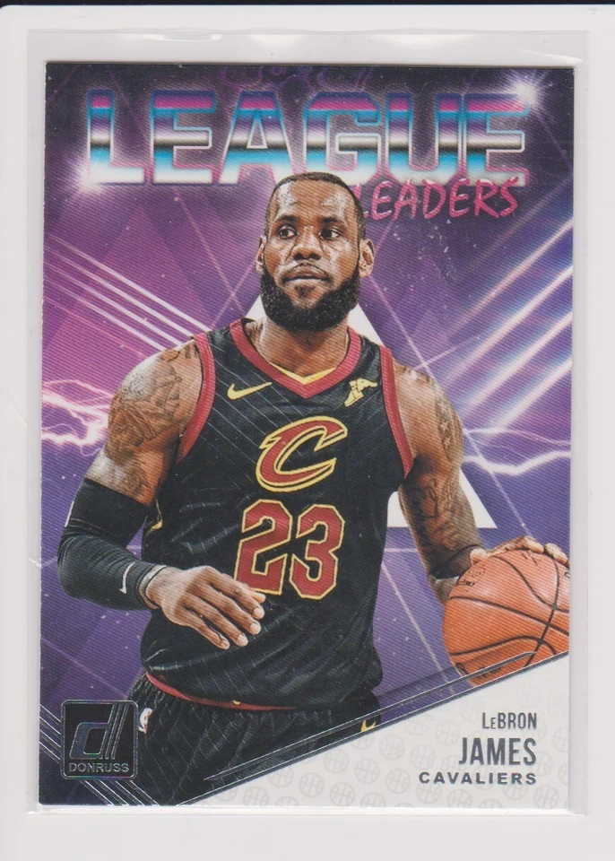 Lebron James - 2018-19 Donruss -League Leaders -#9 Caviliers--NM-MT - Image 1 of 1