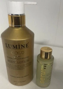 Lumine Gold Extra Whitening Body Lotion + Lumine Serum - Picture 1 of 1