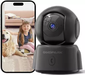 Camera for Home Security, 2K Indoor Security Camera, 2.4Ghz Wifi 360 Pet Camera - Picture 1 of 12