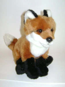 Webkinz Signature FOX WKSS2000 by GANZ PLUSH STUFFED RED BLACK SOCKS - Picture 1 of 7