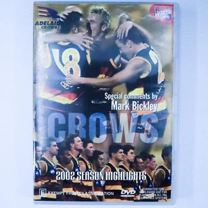 Adelaide Crows Season Highlights (DVD, 2002) Sport & Recreation Documentary Film - Picture 1 of 6