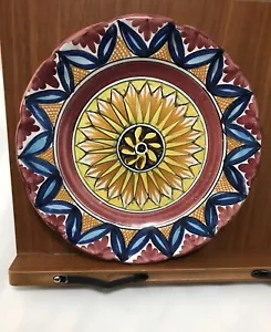 Handpainted Plate Art F.lli Mennella Casamicciola T.Ischia Pottery Vintage 1970s - Picture 1 of 5