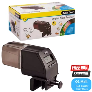 Aqua One Digital Auto Feeder Automatic Feeder Fish Food Dispenser Holiday - Picture 1 of 1