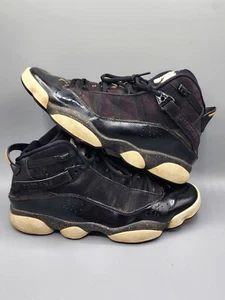 Nike Air Jordan 6 Rings Mens Size 11.5 Two3 Black Shoes 322992-007 - Picture 1 of 7