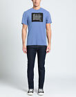 105 € de prix de vente Frankie Morello T-shirt taille XL enduit Bowie imprimé et revêtu devant